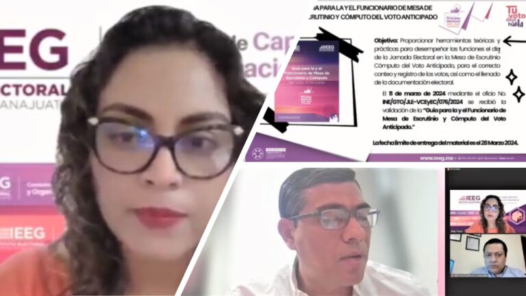 APRUEBAN EN COMISIÓN GUÍAS, INSTRUCTIVOS Y MANUALES SOBRE PROCESO ELECTORAL